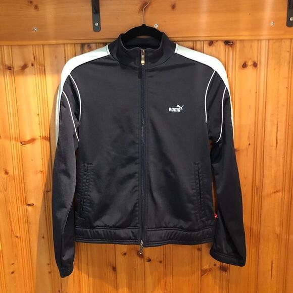 Navy Athletic Puma Women’s Jacket Size XS - Picture 1 of 16